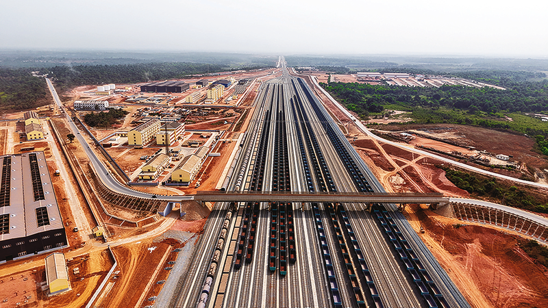 中铁一局几内亚马西铁路春节期间建设稳步推进